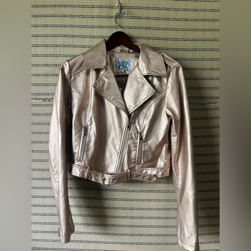 Libby Story Metallic Pink/Gold Women's Jacket
